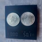 Zilveren munten 250fr België 1976 fr/vl, Ophalen of Verzenden