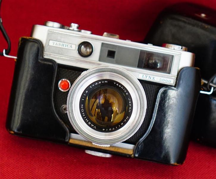 Yashica Lynx 5000 + schede. Prachtige esthetische conditie, Audio, Tv en Foto, Fotocamera's Analoog, Niet werkend, Compact, Overige Merken