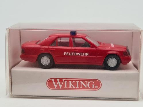 Mercedes Benz 320E brandweer - Wiking 1/87, Hobby en Vrije tijd, Modelauto's | 1:87, Zo goed als nieuw, Auto, Wiking, Ophalen of Verzenden