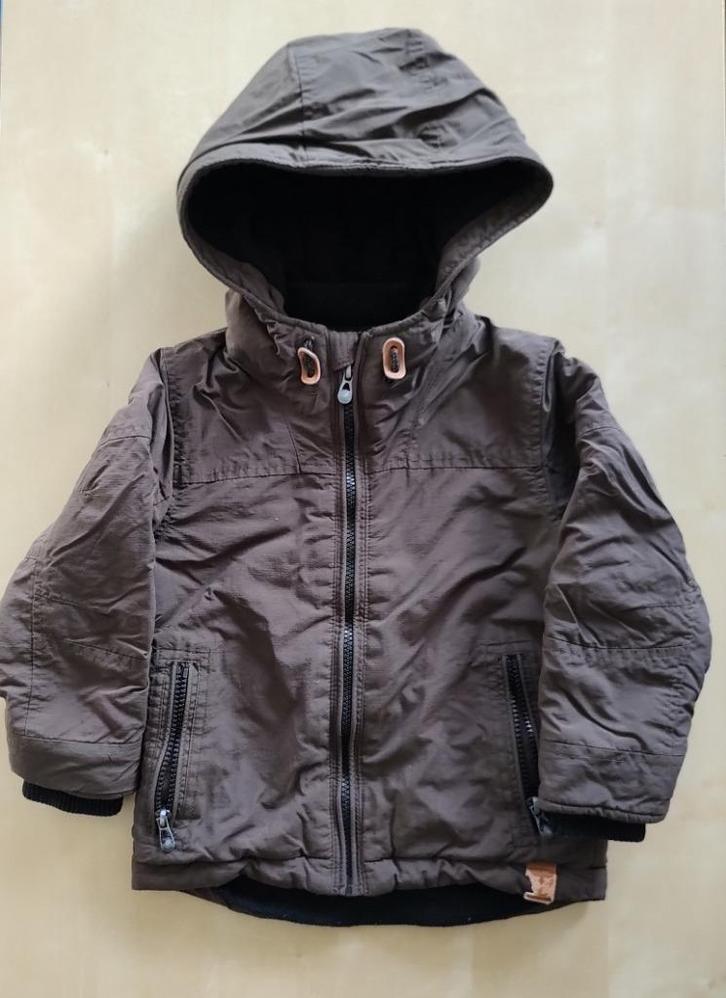 Leuke bruine winterjas, maat 98, Kinderen en Baby's, Kinderkleding | Maat 98, Gebruikt, Jongen, Jas, Ophalen of Verzenden