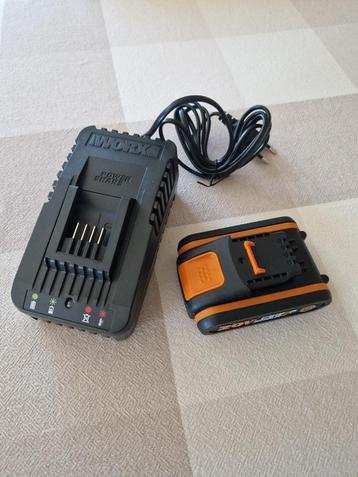 Worx accu 20V met lader NIEUW beschikbaar voor biedingen