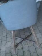 4 chaises de patio (pièce 5eu), Enlèvement, Comme neuf, Rond, Bois