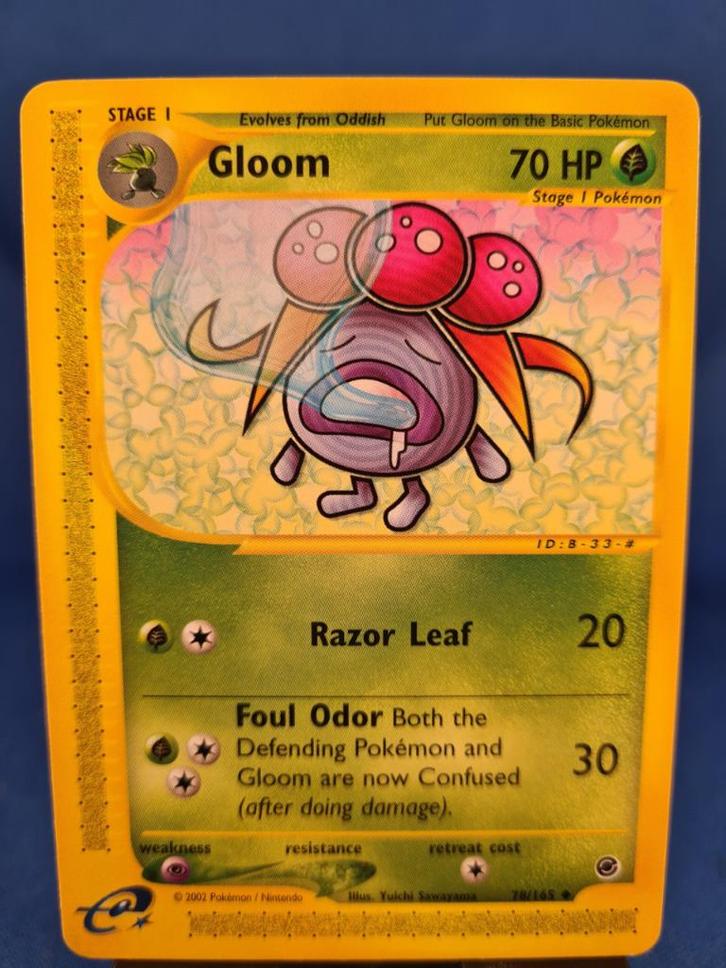Gloom 78/165 - Expedition Base Set, Hobby en Vrije tijd, Verzamelkaartspellen | Pokémon, Gebruikt, Verzenden