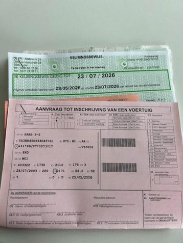 Saab 9-5 2.2 TiD 216000km gekeurd voor verkoop beschikbaar voor biedingen