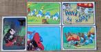 5 oude Panini stickers: De Smurfen (1982), Collections, Personnages de BD, Comme neuf, Schtroumpfs, Enlèvement ou Envoi