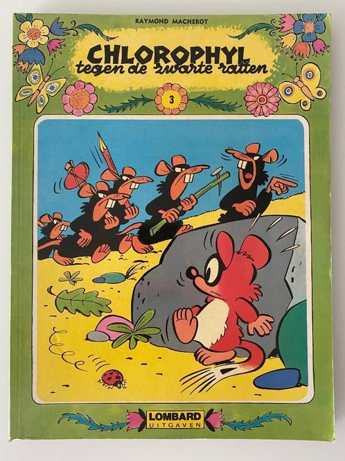 Chlorophyl tegen de zwarte ratten Macherot 1ste druk 1979, Livres, BD, Utilisé, Une BD, Enlèvement ou Envoi