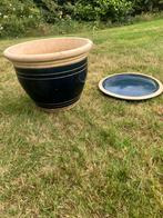 Terracotta tuinvaas, Tuin en Terras, Bloempotten, Ophalen, Zo goed als nieuw, Terracotta