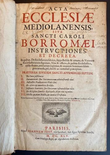 Carolus Borromaeus - 1645 beschikbaar voor biedingen