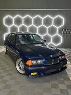 E36 320i 25% sperr Coupe 1996 individu M- pakket Af fabriek, Auto's, Zwart, Blauw, Leder en Stof, Handgeschakeld