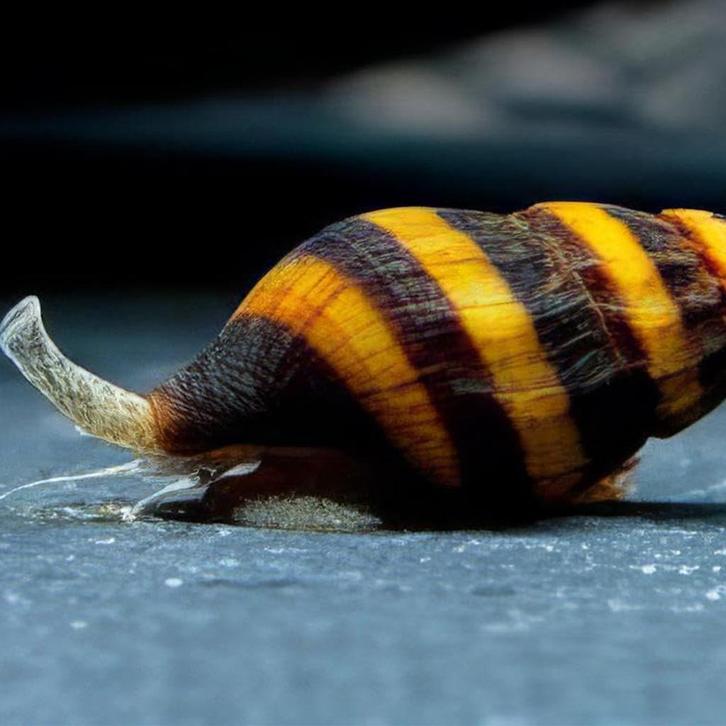 Assassin Slak (Clea helena), Dieren en Toebehoren, Vissen | Aquariumvissen, Zoetwatervis, Slak of Weekdier