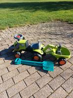 Tracteur enfants avec remorque pelle et grue, Kinderen en Baby's, Speelgoed | Buiten | Voertuigen en Loopfietsen, Ophalen, Zo goed als nieuw