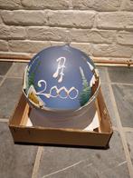 Glazen bol kerstbal decoratie, Ophalen of Verzenden