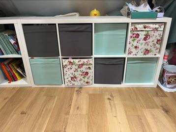 2 vakken kasten ikea incl mandjes, Enlèvement, Comme neuf