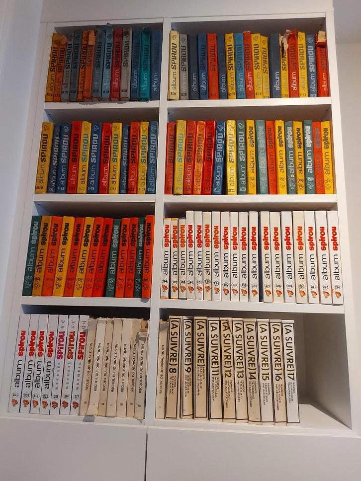Lot de 97 anciens Albums SPIROU + Recueils TINTIN, Boeken, Stripverhalen, Gelezen, Ophalen