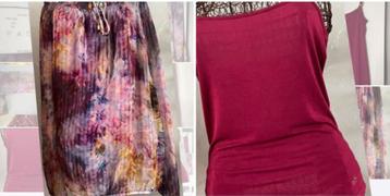 Caroline Biss 38 Setje blouse en top 2stuks Nieuwstaat beschikbaar voor biedingen