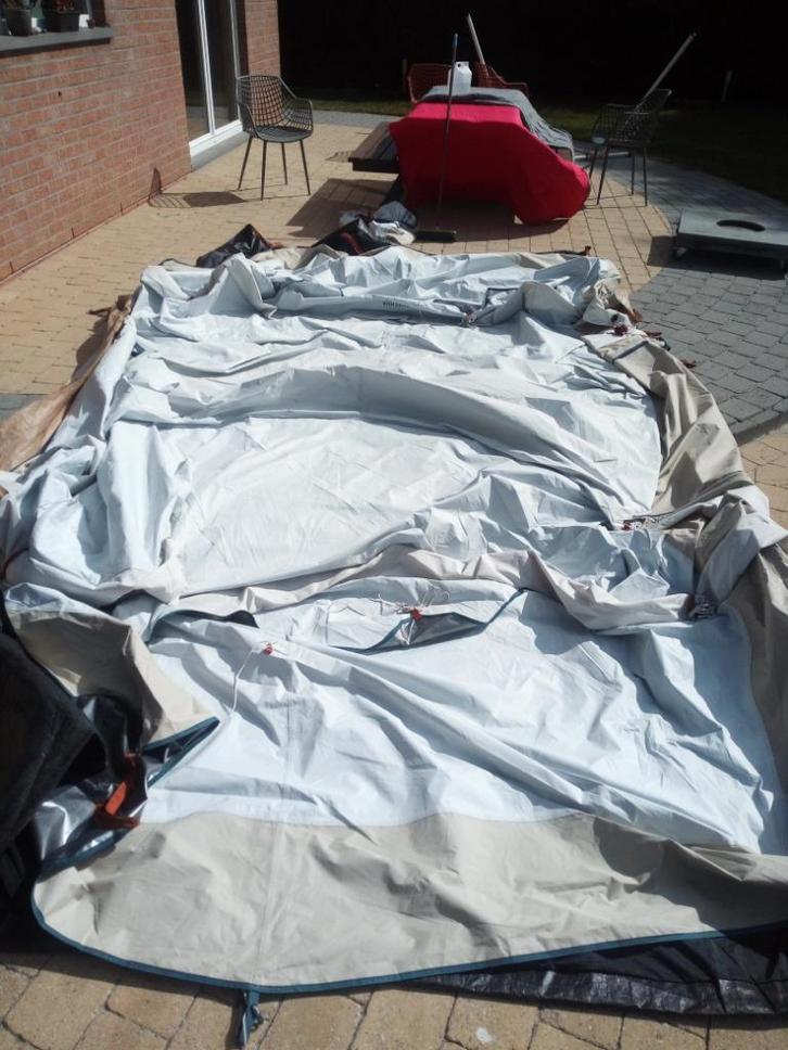 Oplaasbare tent Air Seconds 4.2 F&B, Caravans en Kamperen, Tenten, tot en met 4, Gebruikt, Ophalen