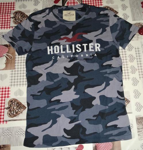 S small t-shirt camouflage bleu Hollister, Vêtements | Hommes, T-shirts, Porté, Taille 46 (S) ou plus petite, Bleu, Enlèvement ou Envoi