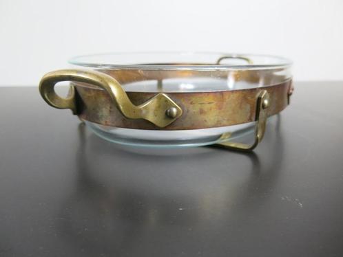 Vintage Nilsjohan Sweden koperen braadpan / ovenschotel met, Antiek en Kunst, Antiek | Keukengerei, Ophalen of Verzenden
