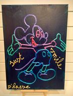 Mickey Mouse Orgineel kunstwerk Hannes D'Haese 250€, D'Haese Hannes, Papier, Kaart of Schrift, Ophalen of Verzenden, Zo goed als nieuw