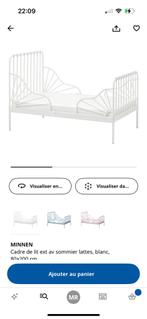 Lot de 2 lits Minnen, Ophalen, Gebruikt, 180 cm of meer, 70 tot 85 cm