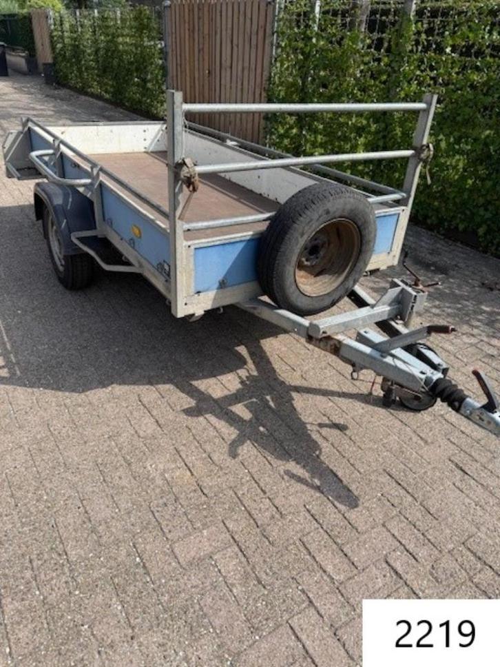 2075. Bakkenwagen / bakkenkar / transportwagen / mobiele kra, Auto diversen, Aanhangers en Bagagewagens, Gebruikt, Ophalen