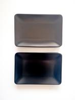 Ikea - Dinera - Lot de 6 assiettes rectangulaires - Noir mat, Huis en Inrichting, Ophalen of Verzenden, Nieuw, Bord(en)