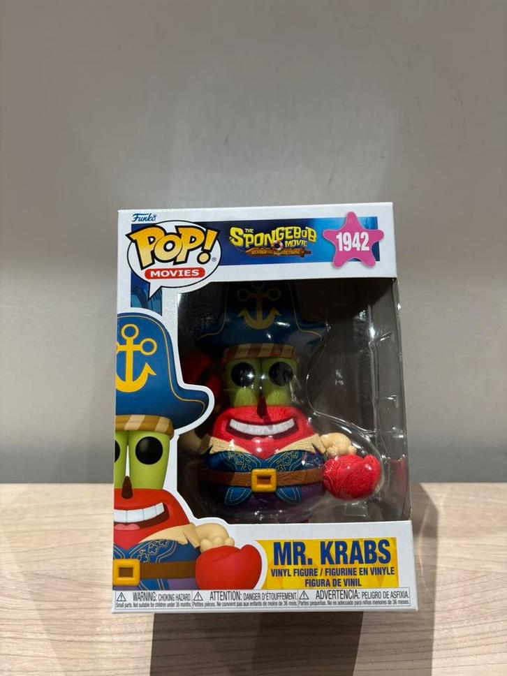 Funko POP ! M. Krabs 1942 Bob l'éponge, Collections, Jouets miniatures, Comme neuf, Enlèvement ou Envoi