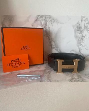 Ceinture Hermès, Neuf, Cuir véritable, 95 à 105 cm, Hermes