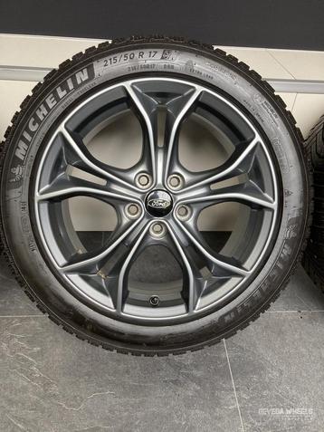 17” originele Ford Focus ST velgen + winterbanden 5x108 TPMS beschikbaar voor biedingen