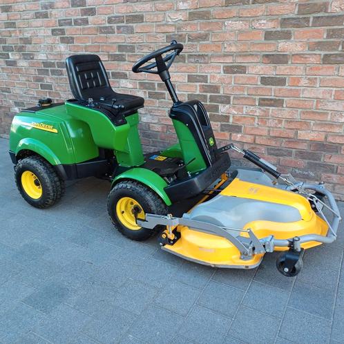 Zitmaaier john deere frontmaaier Combi 100 knikbesturing, Tuin en Terras, Zitmaaiers, Zo goed als nieuw, Ophalen of Verzenden