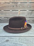 Vintage Stetson Premier Trilby 50's, Ophalen of Verzenden, Gedragen, Hoed