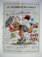 Poster Spirou 2223 - Le patineur de Venice - 20 nov 1980, Ophalen of Verzenden, Jean-Luc Béghin, Zo goed als nieuw, Eén stripboek