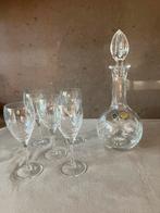 Karaf + glazen, Antiek en Kunst, Ophalen