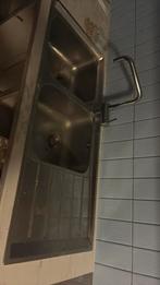 Afwasbak met twee volwaardige bakken, Huis en Inrichting, Keuken | Keukenelementen, Ophalen, Gebruikt