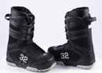 42 EU snowboard schoenen THIRTYTWO LASHED, black/silver, Sport en Fitness, Snowboarden, Verzenden, Gebruikt, Schoenen