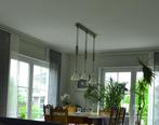 Eetkamer pendellamp met 3 lichtbronnen, Huis en Inrichting, Lampen | Hanglampen, Ophalen, Zo goed als nieuw, Glas, Modern