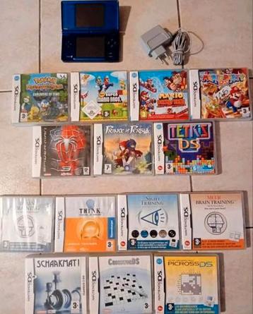 Q3 DS Games+Blauwe Console/Appart of 1 Lot= Met KORTING!!!