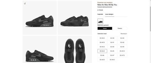 Nike air max 90 leder, Kleding | Heren, Schoenen, Zo goed als nieuw, Sportschoenen, Zwart, Ophalen of Verzenden