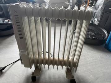 Olieradiator amper gebruikt, Enlèvement, Comme neuf