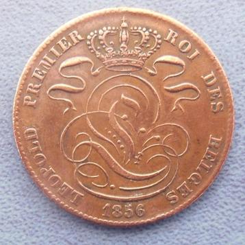 1856 5 centimes Léopold 1er