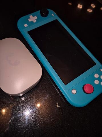Nintendo switch lite turquoise + Mario kart + ... beschikbaar voor biedingen