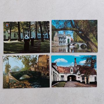 4 niet beschreven postkaarten van  Brugge.  beschikbaar voor biedingen