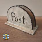 Porte-courrier en céramique ancien/porte-courrier en poterie, Antiquités & Art, Enlèvement ou Envoi