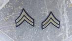 US WO2 Corporal stripes ( origineel ), Ophalen of Verzenden, Landmacht, Embleem of Badge