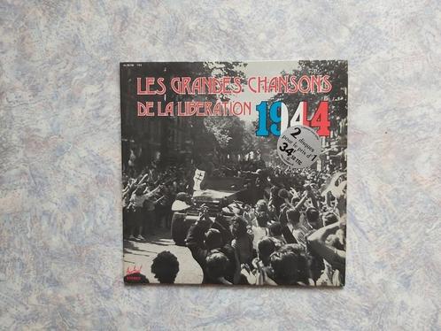 Muziek LP Bevrijding Libération USA Frankrijk Patton Tank, Collections, Rétro, Autres types, Enlèvement ou Envoi