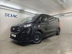 Ford Transit Custom, Gebruikt, 4 cilinders, Leder en Stof, Zwart