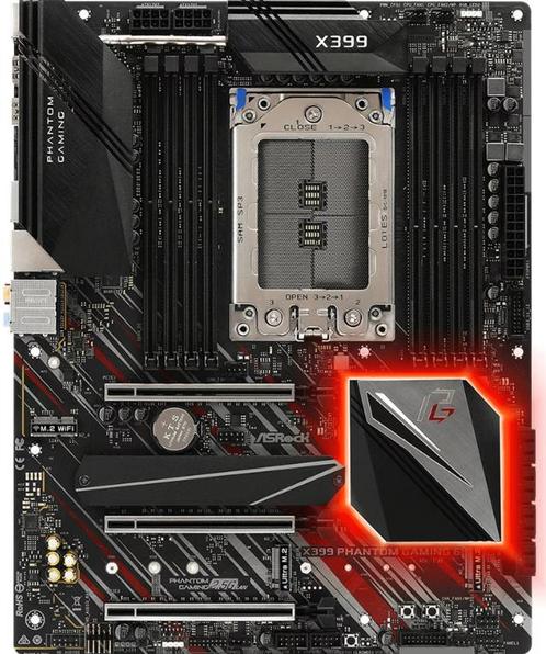 Asrock X399 Phantom Gaming 6 | RGB, ATX, Threadripper, Computers en Software, Moederborden, Zo goed als nieuw, Intel, DDR4, Ophalen of Verzenden