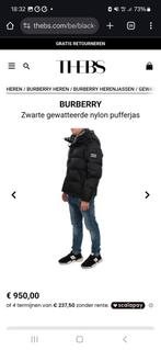 Burberry Puffer Jacket, Ophalen of Verzenden