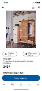 Garde-robe bambou IKEA, Comme neuf