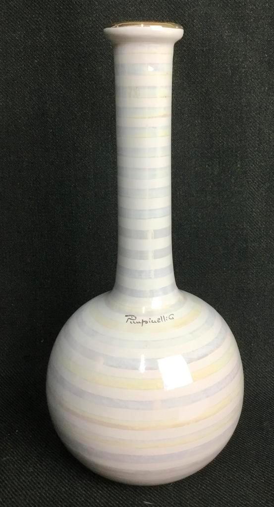 Gialletti Pimpinelli Deruta Italië Vintage design vaas, Antiek en Kunst, Curiosa en Brocante, Verzenden